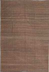 Kilim Moderno Tapete 197X286 Moderno Tecidos À Mão Castanho (Lã, Afeganistão)
