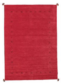 Loribaf Loom 러그 162X230 정품
 모던 수제 크림슨 레드 (울, 인도)