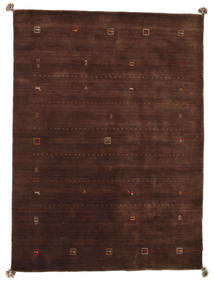 Loribaf Loom Szőnyeg 147X200 Modern Csomózású Sötétbarna/Sötétpiros (Gyapjú, India)