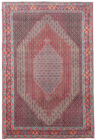 Senneh Rug 241X362 Authentic
 Oriental Handknotted Light Purple/Light Grey (Wool, Persia/Iran)
