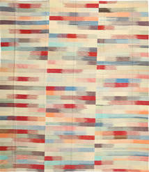 Kelim Moderni Matto 251X287 Moderni Käsinkudottu Beige/Vaaleanharmaa Isot (Villa, Afganistan)