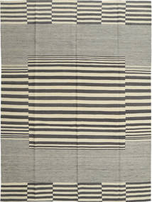 Kilim Modern Szőnyeg 176X227 Modern Kézi Szövésű Világosszürke/Sötétszürke (Gyapjú, Afganisztán)