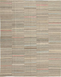 Kilim Moderno Tapete 185X234 Moderno Tecidos À Mão Castanho Claro/Cinzento Claro (Lã, Afeganistão)