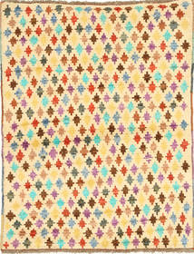 Ziegler Modern Sag 101X130 Autentični
 Moderni Ručno Uzlan Žuta/Svjetloružičasta (Vuna, Afganistan)