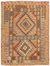 Kilim Afegão Old Style Tapete 91X124 Oriental Tecidos À Mão Castanho Claro/Castanho (Lã, Afeganistão)
