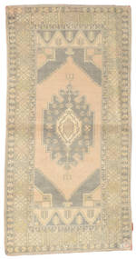 Colored Vintage Rug 102X204 Authentic
 Modern Handknotted Light Brown/Dark Beige (Wool, Turkey)