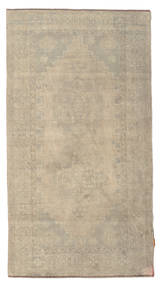 Colored Vintage Tæppe 120X223 Ægte Moderne Håndknyttet Lysebrun (Uld, Tyrkiet)