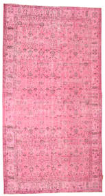 Colored Vintage Matto 155X290 Moderni Käsinsolmittu Vaaleanpunainen (Villa, Turkki)