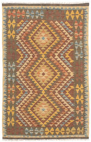 Kilim Afegão Old Style Tapete 94X150 Oriental Tecidos À Mão Castanho Claro/Castanho (Lã, Afeganistão)