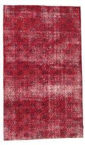 Colored Vintage Tapis 155X260 Moderne Fait Main Rouge Foncé/Rouge (Laine, Turquie)