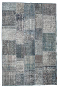 Patchwork Tappeto 200X300 Moderno Fatto A Mano Grigio Chiaro/Azzurro (Lana, Turchia)