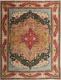 Tabriz Patina Rug 315X408 Authentic
 Oriental Handknotted Brown/Dark Brown Large (Wool, Persia/Iran)