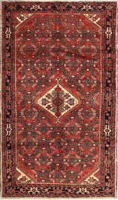 Hosseinabad Alfombra 142X245 Oriental Hecha A Mano Rojo Oscuro/Marrón (Lana, Persia/Irán)