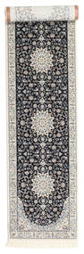 나인 Emilia - 어두운 파란색 러그 80X400 오리엔탈 복도용 러너
 라이트 그레이/블랙 ( 터키)