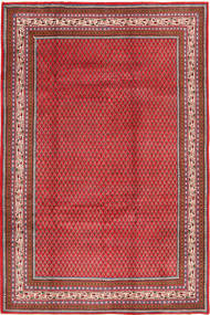 Sarough Mir Teppich 211X318 Echter Orientalischer Handgeknüpfter Dunkelrot/Rot (Wolle, Persien/Iran)