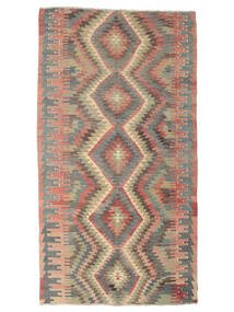 Kilim Semi-Antigo Turquia Tapete 170X318 Oriental Tecidos À Mão Castanho Claro/Cinza Escuro (Lã, Turquia)