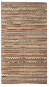 Kilim Semi-Antigo Turquia Tapete 159X281 Oriental Tecidos À Mão Castanho Claro/Castanho Escuro (Lã, Turquia)