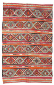 Kilim semi antique Turkish carpet XCGZK38