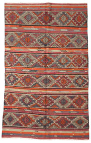 Kilim Semi-Antigo Turquia Tapete 166X271 Oriental Tecidos À Mão Castanho Claro/Castanho Escuro (Lã, Turquia)