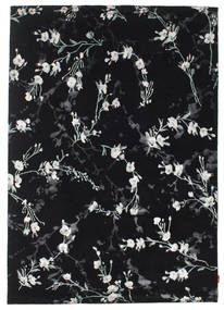 Himalaya Rug 174X246 Authentic
 Modern Handknotted Black (Wool/Bamboo Silk, India)