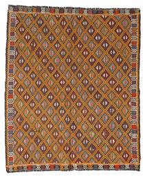 Kilim Semi-Antigo Turquia Tapete 182X215 Oriental Tecidos À Mão Castanho/Castanho Claro (Lã, Turquia)