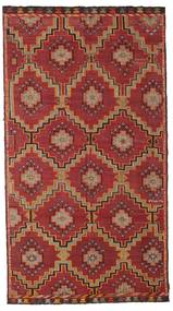 Kilim Semi-Antigo Turquia Tapete 175X318 Oriental Tecidos À Mão Vermelho Escuro/Castanho Claro (Lã, Turquia)
