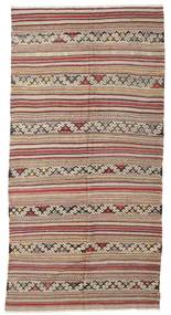 Kilim Semi-Antigo Turquia Tapete 157X310 Oriental Tecidos À Mão Castanho Claro/Castanho (Lã, Turquia)