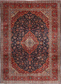 Keshan 러그 255X360 정품
 오리엔탈 수제 다크 레드/브라운 대형 (울, 페르시아/이란)