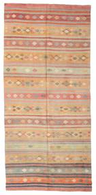 Kilim Semi-Antigo Turquia Tapete 167X362 Oriental Tecidos À Mão Castanho Claro/Luz Rosa (Lã, Turquia)