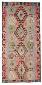 Kilim semi antique Turkish carpet XCGZK380