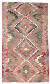 Kilim semi antique Turkish rug XCGZK371