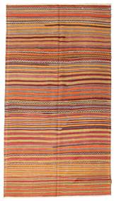 Kelim Semi-Antiek Turkije Vloerkleed 163X295 Echt Oosters Handgeweven Lichtbruin/Rood (Wol, Turkije)
