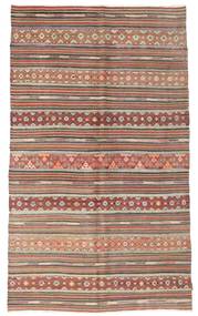 Kilim Semi-Antigo Turquia Tapete 159X264 Oriental Tecidos À Mão Castanho Claro/Castanho Escuro (Lã, Turquia)