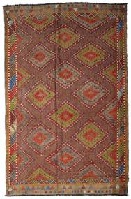 Kilim Semi-Antigo Turquia Tapete 205X317 Oriental Tecidos À Mão Vermelho Escuro/Castanho Claro (Lã, Turquia)