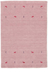 Gabbeh Loom Two Lines - Pink Rug 140X200 Modern Light Pink (Wool, India)