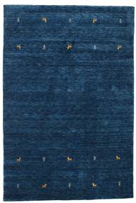 Gabbeh Loom Two Lines - Azul Escuro Tapete 160X230 Moderno Azul Escuro (Lã, Índia)