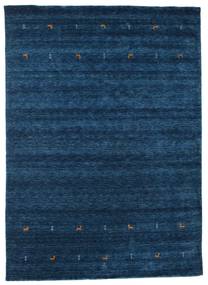 Gabbeh Loom Two Lines - Dark Blue Rug 240X340 Modern Dark Blue (Wool, India)