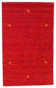 Gabbeh Loom Two Lines - Ruggine Rosso Tappeto 100X160 Moderno Rosso (Lana, India)