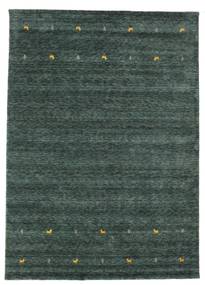 Tapete Gabbeh loom Two Lines - Cinza escuro / Verde CVD15080