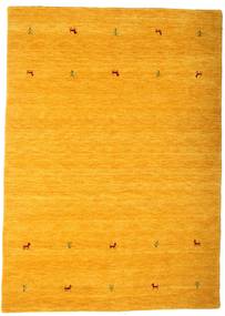 Gabbeh Loom Two Lines - 노란색 러그 160X230 모던 오렌지 (울, 인도)
