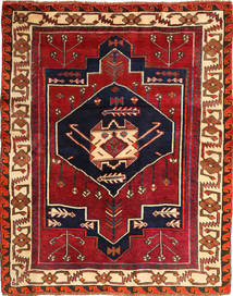 Lori Tapete 166X209 Oriental Feito A Mão Vermelho Escuro/Porpora Escuro (Lã, Pérsia/Irão)