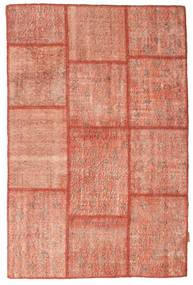 Patchwork Tappeto 119X180 Moderno Fatto A Mano Rosa Chiaro/Marrone Chiaro (Lana, Turchia)