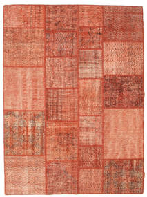 Patchwork Dywan 171X232 Nowoczesny Tkany Ręcznie Czerwony/Jasnoróżowy (Wełna, Turcja)