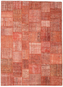 Patchwork 러그 267X367 정품
 모던 수제 라이트 핑크/라이트 브라운 대형 (울, 터키)