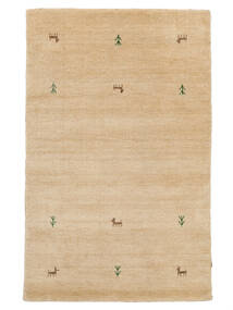 Gabbeh Loom Two Lines - Beżowy Dywan 100X160 Nowoczesny Ciemnobeżowy/Jasnobrązowy (Wełna, Indie)