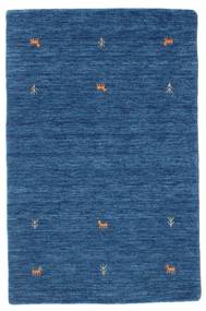 Gabbeh Loom Two Lines - Blu Tappeto 100X160 Moderno Blu Scuro/Blu (Lana, India)