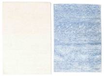 Himalaya Tapete 60X90 Moderno Feito A Mão Bege/Azul Claro/Branco/Creme ( Índia)