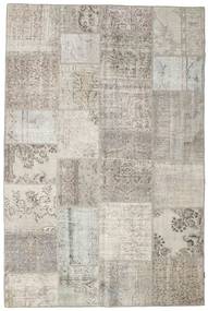 Patchwork Teppich
 200X298 Echter Moderner Handgeknüpfter Hellgrau (Wolle, Türkei)