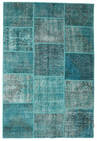 Patchwork Sag 158X230 Autentični
 Moderni Ručno Uzlan Tamna Tirkizna 
/Tirkizno Plava (Vuna, Turska)