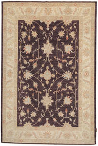 Ziegler Vloerkleed 164X250 Echt Oosters Handgeknoopt Donkerbruin/Donkerbeige (Wol, Pakistan)